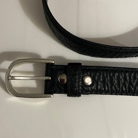 EUC Overland Genuine American Bison Leather Belt, Made in USA, Sz 40, Neutral - Picture 11 of 16